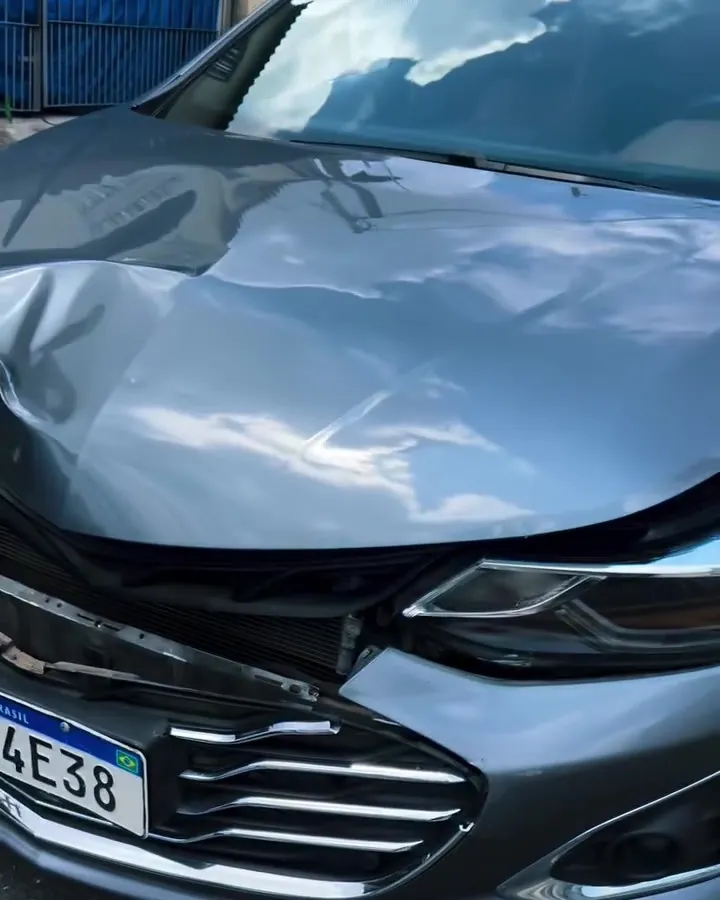 Chevrolet Cruze antes — Funilaria e pintura