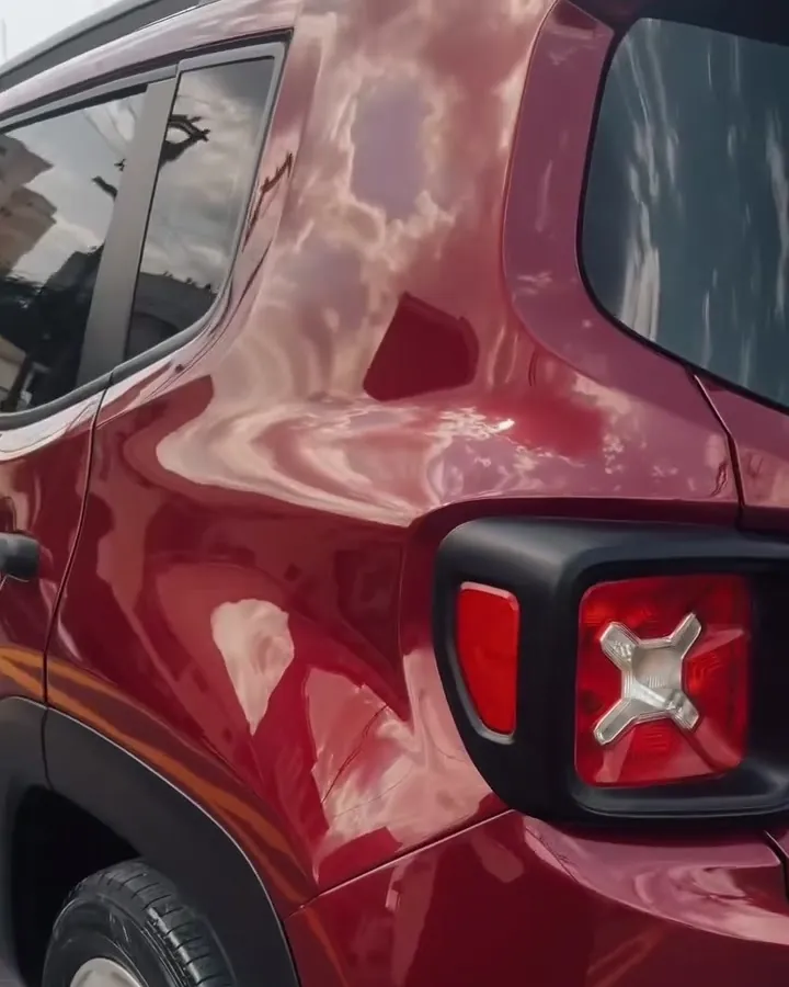 Jeep Renegade depois — Funilaria e pintura